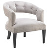 Gracie Parke Chair In Black And Silver