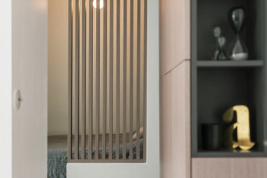 Idée de décoration pour une entrée design.