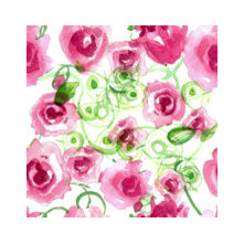 Rose Vines wallpaper by countrygarden for sale on Spoonflower - custom wallpaper