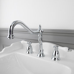 Victorian Widespread Bathroom Sink Faucet - Bathroom Sink Faucets