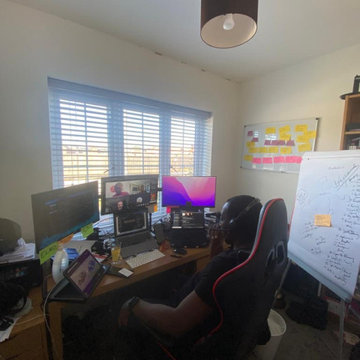 Before&After of the House with the Home Office and Laundry