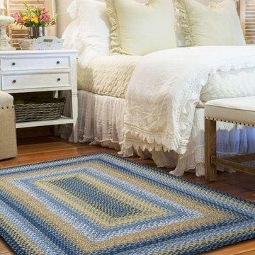 Homespice Sunflowers Cotton Braided Rugs