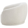 Hyde Boucle Fabric Upholstered Chair, Cream