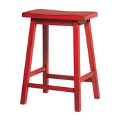 Gaucho Stools, Set of 2, Red, Counter Height