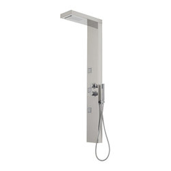 A&E Bath and Shower - Vista V Shower Panel Chrome Finish - Shower Panels And Columns