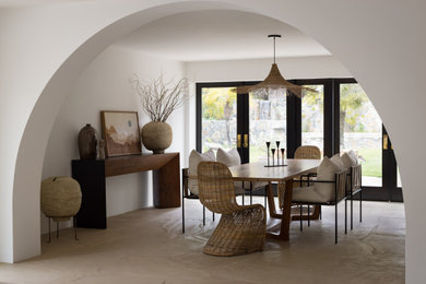 Inspiration for an eclectic dining room in San Diego.