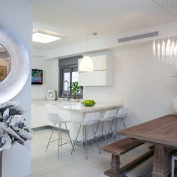 MONT BLANC BLOWN GLASS PENDANT LIGHTING, modern clear glass lighting - Chandeliers