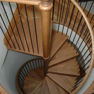 Wood Spiral Stair