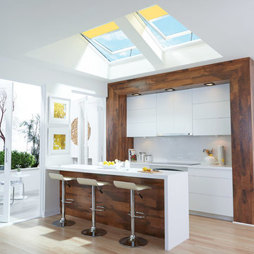 Sun-filled kitchen