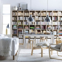Custom Library - Display And Wall Shelves 