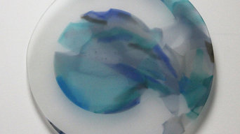 Custom glass logo for local physician.