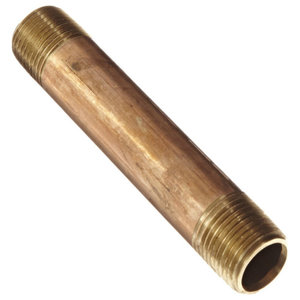 Anderson Metals 756122-08 1/2-Inch  Low Lead  Hex Nipple Brass 