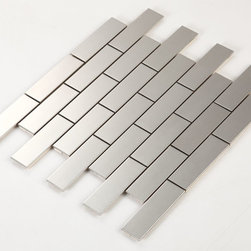 Metallic mosaic kitchen backsplash wall tiles metal tile HC1 - Mosaic Tile