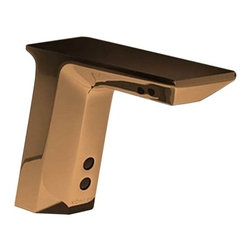 Automatic Sensor Waterfall Faucet Gold tone finish - Bathroom Sink Faucets