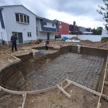 Backyard Design & Installation with Gunite Pool Kings Park NY 11754