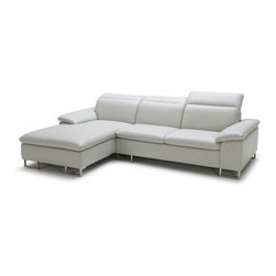 Mandy Leather Sectional - Sectional Sofas