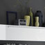 Line 4-Piece White and Oak Wall Entertainment Unit