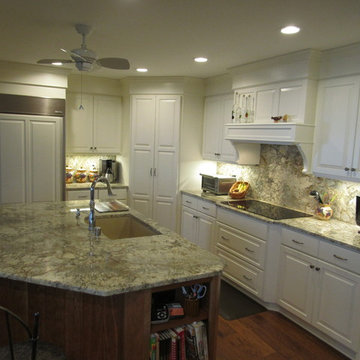 White & Cherry Kitchen