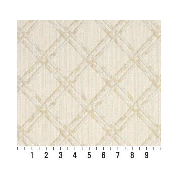 Beige Diamonds Upholstery Fabric By The Yard