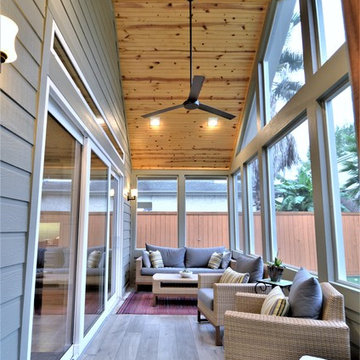 View of Sun Room from Exterior Door