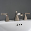 Severo 3-Piece 8" Widespread Lavatory Faucet With Drain, Brushed Nickel