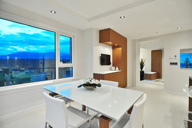 Example of a trendy kitchen design in Vancouver