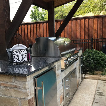 Lean-To Outdoor Kitchen