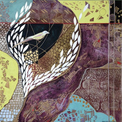 Contemplating Winter - Mixed Media Art