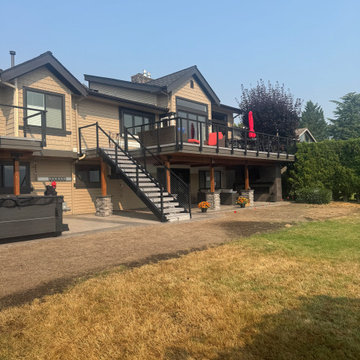 Lake Sammamish Waterfront Paver Deck & Outdoor Living | Issaquah, WA