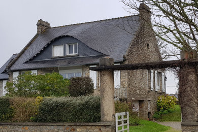 Aménagement d'une façade de maison.