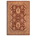 Bareens Designer Rugs - Boho Chic Ziegler Jalisa Brown Tan Hand-Knotted Wool Rug - 8'0'' x 9'10'' - Enhance the ambiance of your home with this magnificent Persian-influenced Turkish hand-knotted rug made by skilled artisans capable of creating the most exceptional vegetable dyes and hand-spun wool. This exquisite handmade rug is a one-of-a-kind Peshawar Kafkaz, otherwise identified as Chobi, Chobi Peshawar, Oushak, or Ziegler rug. These handmade rugs are crafted in Pakistan utilizing superior-quality wool imported from Australia, New Zealand, and Korea in two types of weaves: the Persian weave and the Mori weave. This rug is meticulously crafted by hand using the finest natural vegetable dyes extracted from local plants. The artisans use a blend of hand-spun local and fine merino wool, resulting in a rug with a compelling texture, higher lanolin content, and longer staple. The artisans occasionally incorporate natural or artificial silk into the pile to enhance specific motifs. The finished product is an awe-inspiring execution of flawless design and an understated palette that exudes elegance.