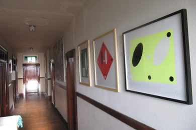Example of a trendy hallway design in Los Angeles