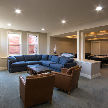 Basement Rec Room and Sauna