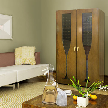 Vinotemp Champagne 700-Model Wine Cabinet