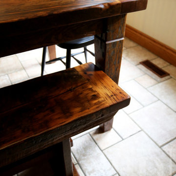 Reclaimed Wood Harvest Tables