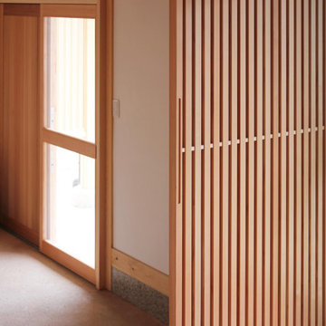蘇水峡の大屋根の家