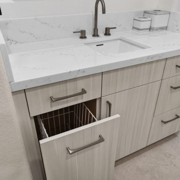 Upscale Bathroom with Glass Shower
