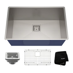 Pax Zero-Radius 28 1/2" Undermount Stainless Steel 1-Bowl 16 Gauge Kitchen Sink