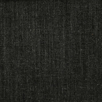 Bronson Textured Chenille Upholstery Fabric, Caviar