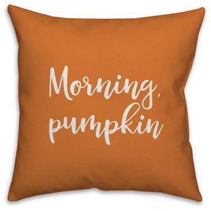 The Aqua Cottage Hello Pumpkin Aqua Throw Pillow 18x18 Multicolor The Aqua Cottage Hello Pumpkin Aqua Throw Pillow 18x18 Multicolor