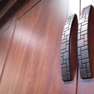 ミルウォーキーのコンテンポラリースタイルのおしゃれなホームジムの写真