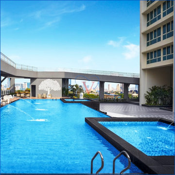 spectacular swimming pool in South Mumbai