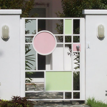 Ice Cream courtyard gate
