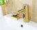 Fontana Platinum Thermostatic Gold Plated Sensor Tap Solid Brass Construction
