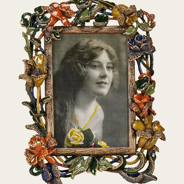 Day Lily Crystal Frame