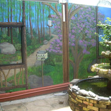 Tree-house Mural  - perspective