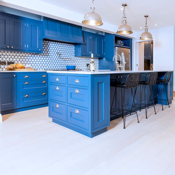 Blue Kensington Kitchen