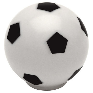 Cosmas Athleticz Collection 67122 Soccer Ball Round Cabinet Knob, Single
