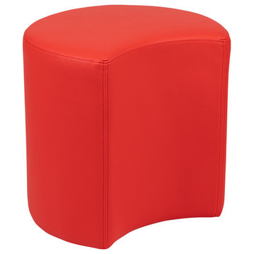 Soft Seating Collaborative Moon, 18" Seat Height , Red Color