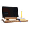 Wood iPad Stand and Pencil Holder